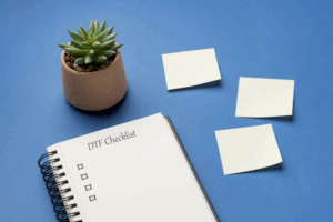 Preparing a task list for DTF